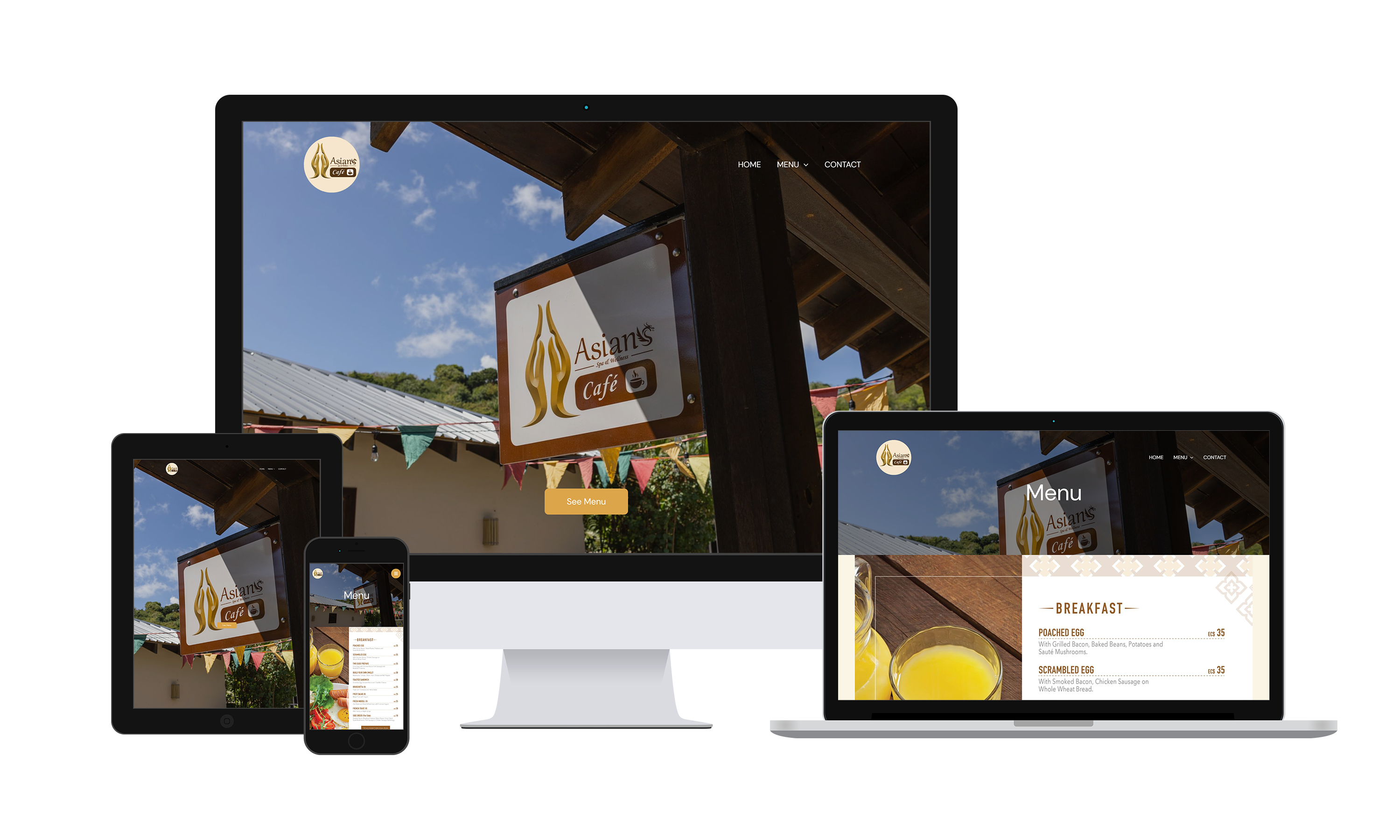 Asian Cafe Responsive